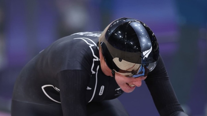 Taylor wins New Zealand’s first medal of Games. Photo / Fiona Goodall