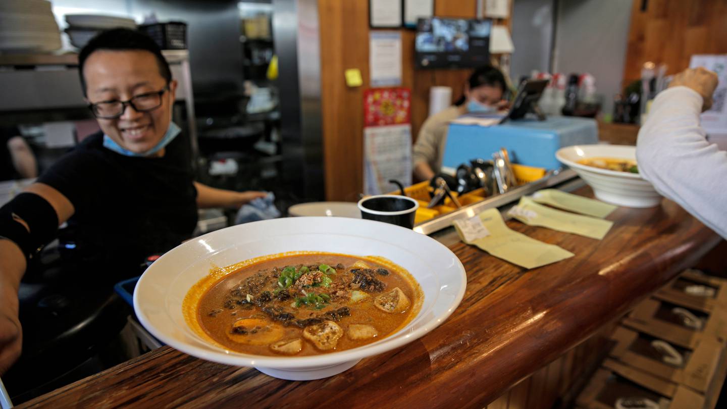 Businesses like Selera Malaysian Restaurant in Newmarket are among many who are experiencing staff shortages. Photo / Alex Burton