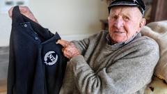 New Zealand's oldest living All Black, Roy Roper, is set to celebrate his 100th birthday surrounded by loved ones in New Plymouth on Friday. Photo / Jamie Morton