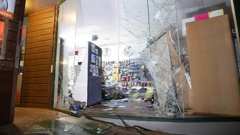 Titirangi Lotto and Post was targeted by thieves in a ram raid. Photo / Hayden Woodward