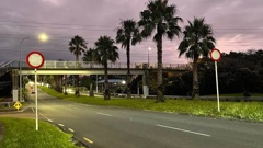 Speed signs on Te Irirangi Drive being covered up. Photo / Simeon Brown