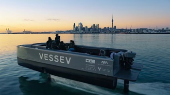 ‘World’s first electric hydrofoiling tourism vessel’ hits Auckland Harbour