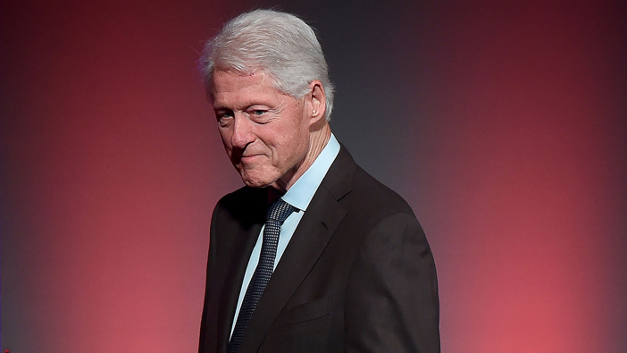 Bill Clinton has been admitted to the University of California Irvine Medical Center for a non-Covid-related infection. (Photo / Getty Images)