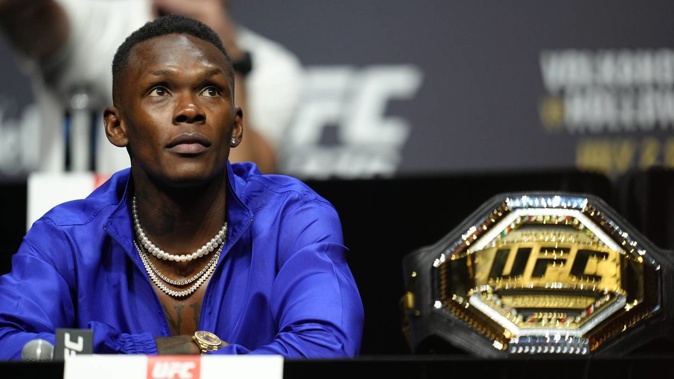 Israel Adesanya. Photo / Zuffa LLC