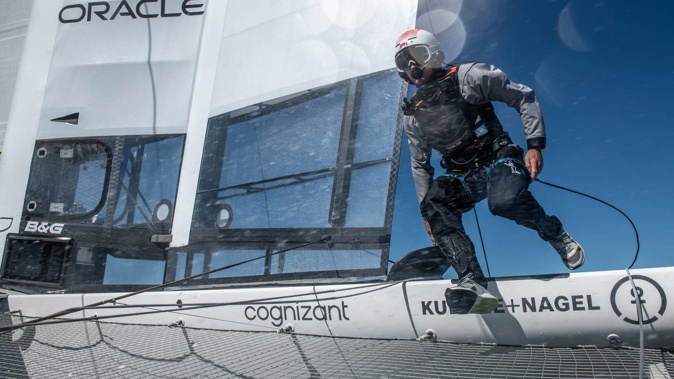 Nathan Outteridge has driven the Japan SailGP team to back-to-back runner-up finishes. (Photo / Ricardo Pinto / SailGP)