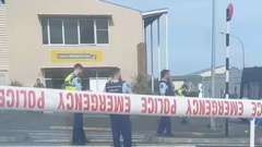Police at the scene where a bus struck an elderly woman on Church St, Onehunga, on August 4. Photo / Supplied