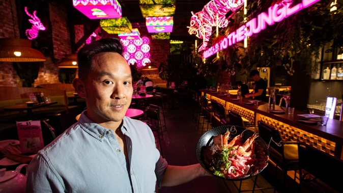 Paul Wong has signed a lease to open his restaurants Lucky 8 and Jungle 8 in The Establishment's former building. Photo/ Jason Oxenham