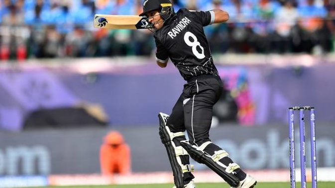Black Caps batter Rachin Ravindra. (Photo / NZ Herald)