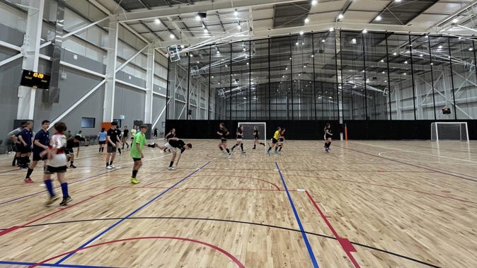The Rodney Green Foundation Arena officially opened in Taradale on Thursday, with six basketball and netball courts, 12 volleyball courts and three futsal courts.