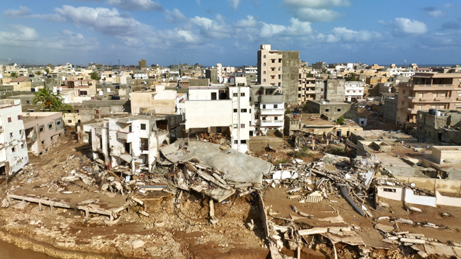 Mediterranean storm Daniel caused devastating floods in Libya that broke dams and swept away entire neighborhoods in multiple coastal towns, the destruction appeared greatest in Derna city. Photo / AP