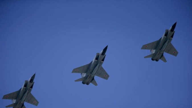 Three Russian MiG-31 fighters have violated Estonian airspace over the Gulf of Finland. Photo / Getty Images