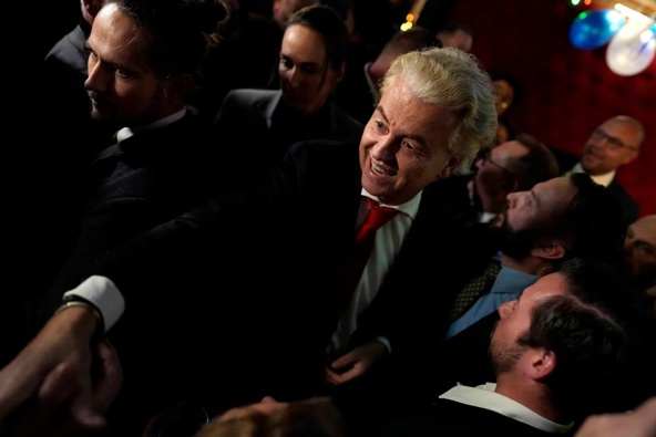 PVV leader Geert Wilders has in the past been labelled a Dutch version of Donald Trump. Photo / AP