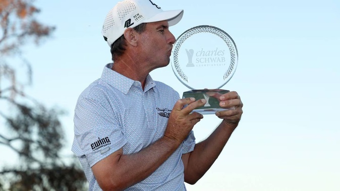 Steven Alker capped off what he calls a 'B- season' with a big win in the tour-ending event. Photo / Getty Images