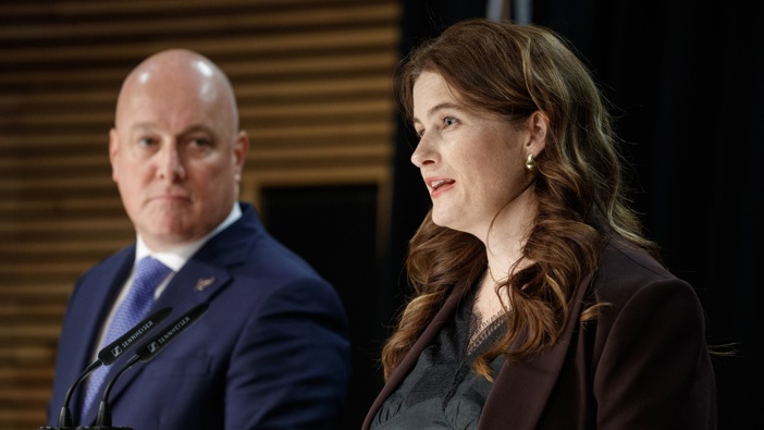 Prime Minister Christopher Luxon and Finance Minister Nicola Willis. Photo / Mark Mitchell