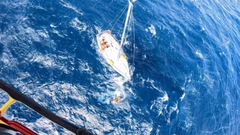 Watch: Skipper Infamous Richard's dramatic sea rescue