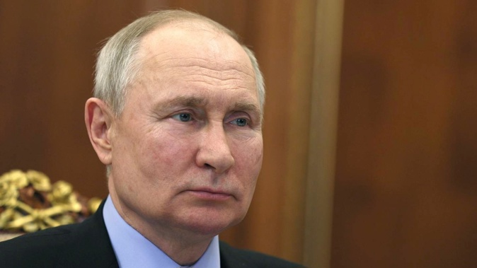 Russian President Vladimir Putin has blasted coup organisers as 'traitors'. Photo / AP