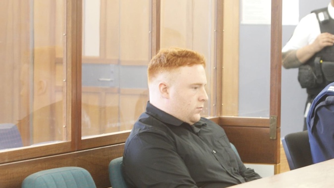 Zachariah Steer appeared in the Wellington District Court for sentencing on child sex offending charges. Photo / Melissa Nightingale