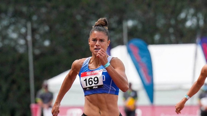 Kiwi sprinter Zoe Hobbs. Photo / Photosport