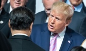 Chinese President Xi Jinping and President Donald Trump chat at the beginning of the G20 summit back in 2019. Photo / Getty Images