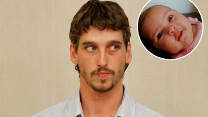 Matthew Shane Ellery was jailed for life for the murder of six-month-old Serenity Scott-Dinnington. Photo / Christine Cornege