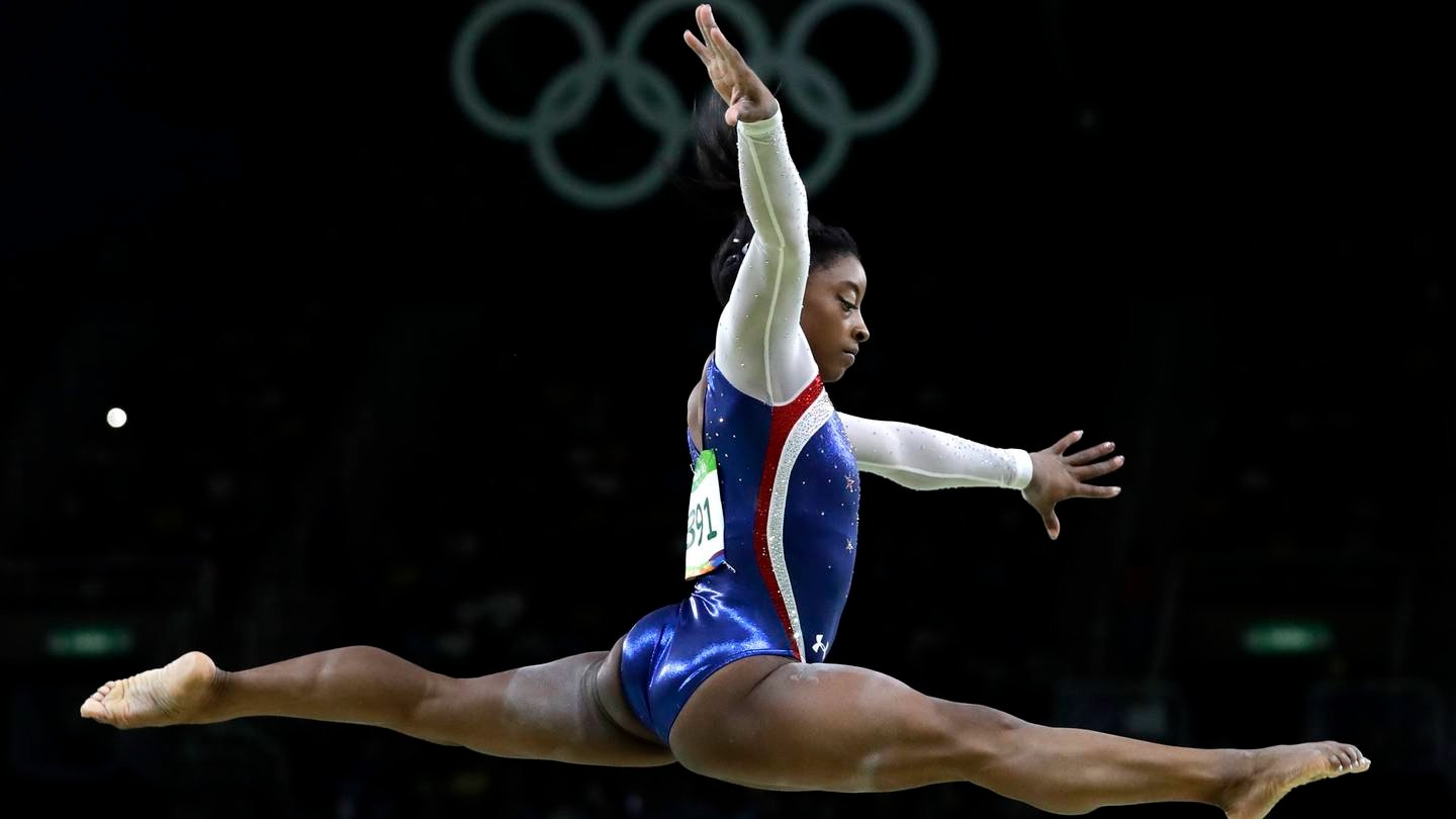 United States' Simone Biles performs on the balance beam during the 2016 Olympics. Photo / AP