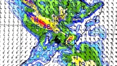 Downpours, gales and thunderstorms are set to sweep across New Zealand tomorrow. Image / MetService