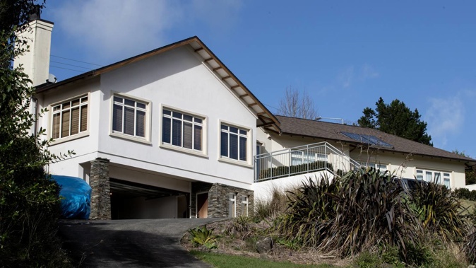 The Shelter Dr property in Greenhithe was targeted by thieves over the weekend. Photo / Jason Oxenham