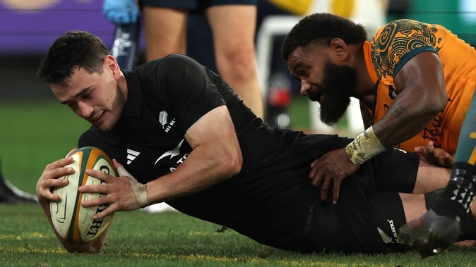 Will Jordan will start at fullback for the All Blacks this weekend. Photo / Getty