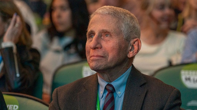 Anthony Fauci, chief medical adviser to the US President during the Covid pandemic, has not been charged with negligent homicide in New Zealand, despite Facebook posts claiming he had been. Photo / Getty Images