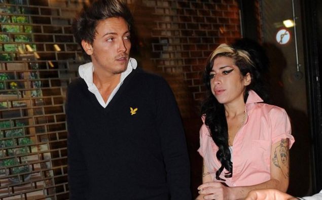 Amy Winehouse with Tyler James in Covent Garden, London. (Photo / Getty)