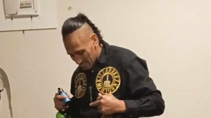 Mario Wilson, patched Killer Beez member, died in a crash between a motorbike and a ute in Clendon Park, Auckland in the early hours of Sunday morning. Photo / Facebook