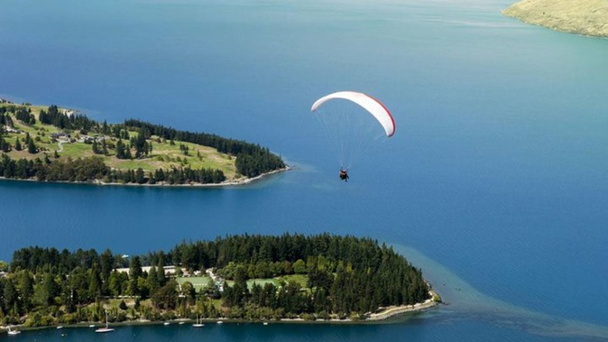A tandem skydive over Queenstown. Photo / 123RF