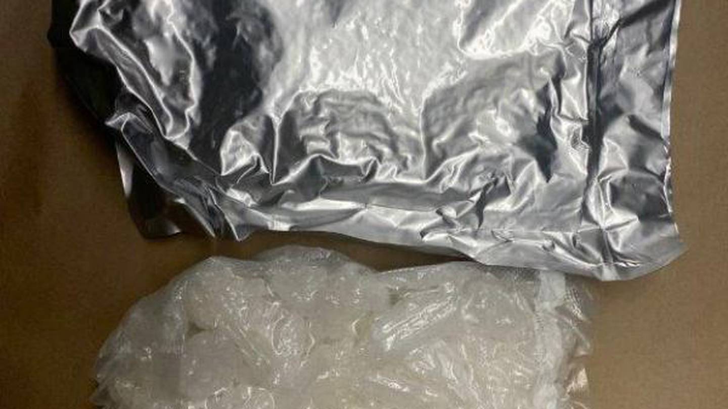 The meth has an estimated street value of between $250,000 and $300,000. Photo / NZ Police