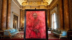 The portrait of King Charles III by artist Jonathan Yeo was unveiled at Buckingham Palace on May 14, 2024 in London, England. Photo / Getty Images