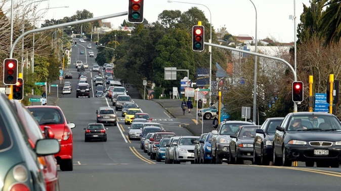 Auckland Transport (AT) has proposed a slew of changes for Onewa Rd on the North Shore to ease traffic congestion. Photo / Janna Dixon