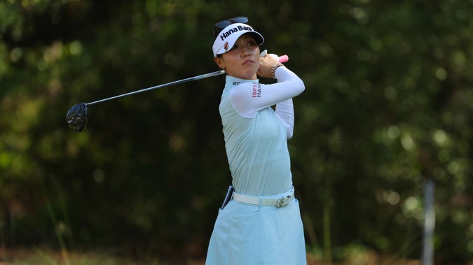 Lydia Ko during the first round of the US Women's Open. Photo / Getty