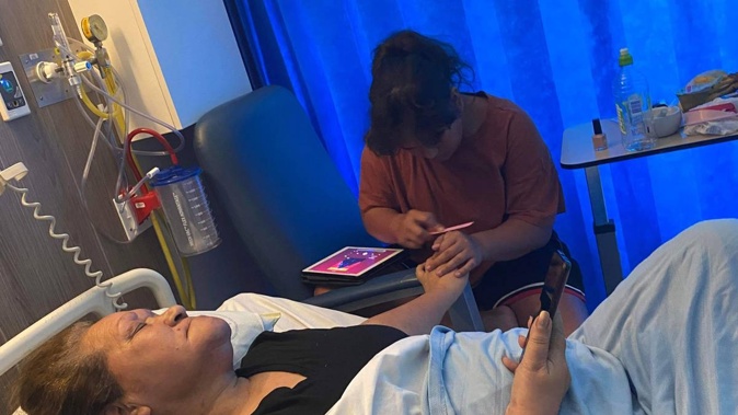 Sui Manase, from Mangere, was hospitalised with a series of health complications while visiting family in Queensland in November. Her family is now raising money for a repatriation flight to Auckland.