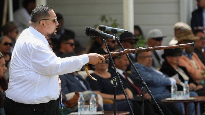 Nika Rua's speech at Rātana Pā in January has been found to be "offensive" and "not politically neutral". Photo Angus Dreaver, RNZ, Local Democracy Reporting