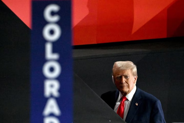 Former US President Donald Trump. Photographer: David Paul Morris/Bloomberg via Getty Images
