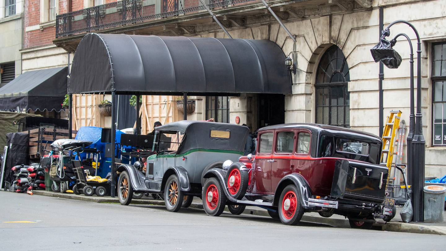 A council paper said the CBD location helped filming 'take this trip back in time'. Photo / Mark Mitchell