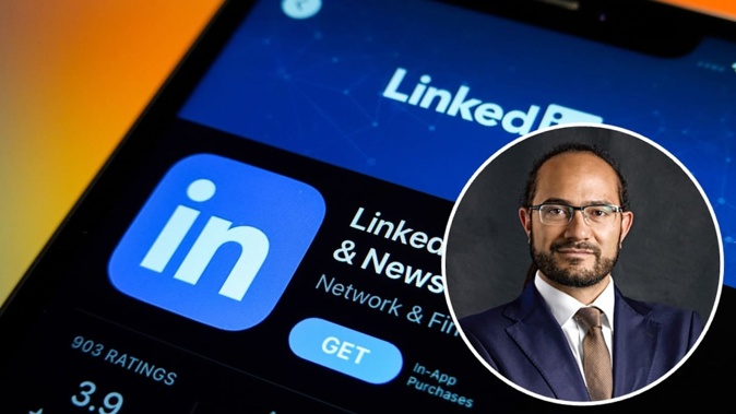 James Gardner-Hopkins has been accused of using LinkedIn to intimidate women who made submissions against his returning to the legal profession. Photo / Supplied