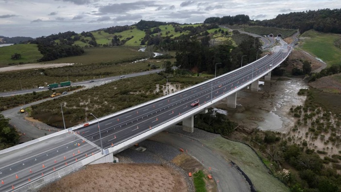 The completed motorway between Puhoi and Warkworth. Photo / NZ Herald
