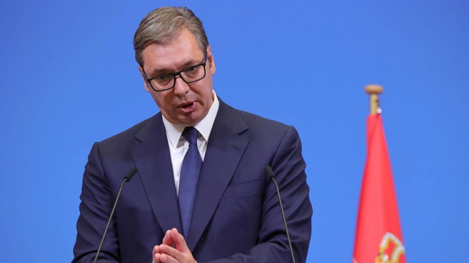 Serbian President Aleksandar Vucic. Photo / AP