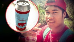 Aiden Sagala of Auckland in April 2020. Sagala died after drinking beer allegedly contaminated with methamphetamine. Photo / Supplied