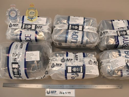 Police found the drugs hidden inside industrial equipment. Photo / CNN