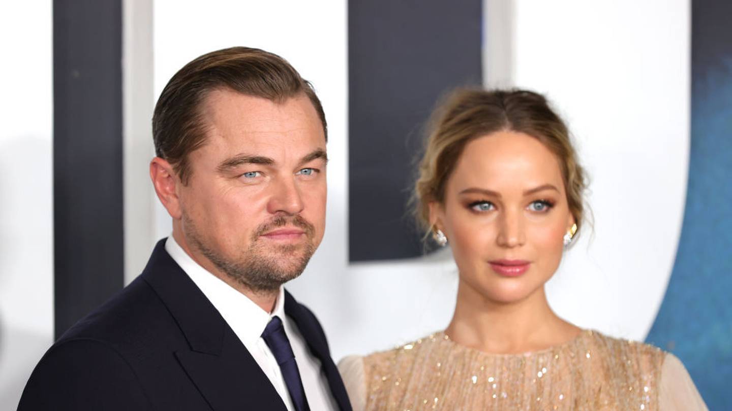 Filming with Leonardo DiCaprio wasn't the worst thing about new movie Don't Look Up, says Jennifer Lawrence. But they did have a very annoying scene together. Photo / Getty Images