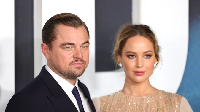 Filming with Leonardo DiCaprio wasn't the worst thing about new movie Don't Look Up, says Jennifer Lawrence. But they did have a very annoying scene together. Photo / Getty Images