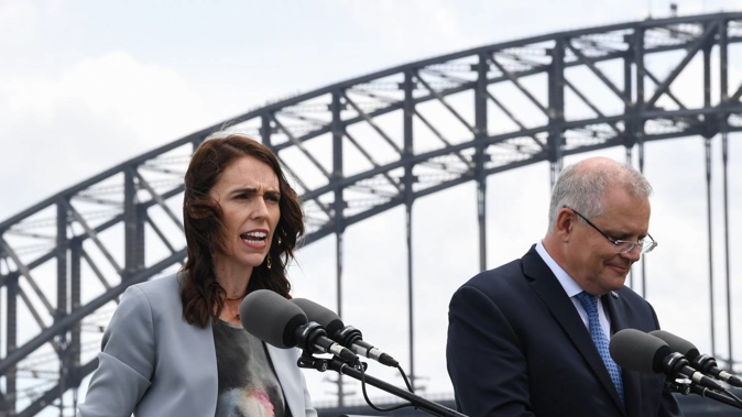 New Zealand Prime Minister Jacinda Ardern has touched down in Australia. Photo / Getty Images