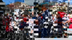 The petition was received by National MP Chris Penk. Photo / Sophie Trigger