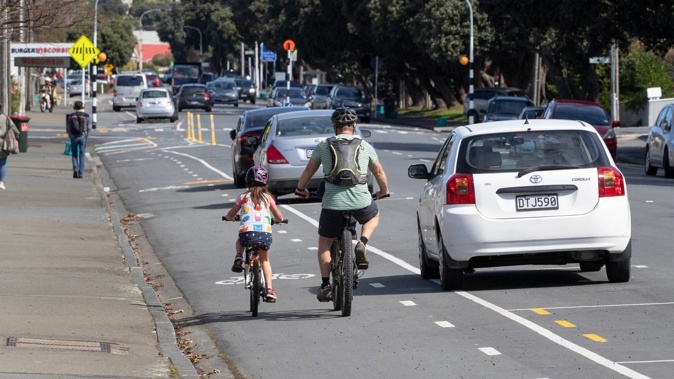 Island Bay cycleway. (Photo / Mark Mitchell)